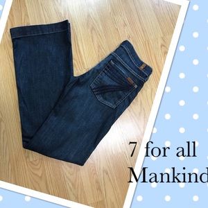 26 x 33.5” 7 for all Mankind Dojo Jeans